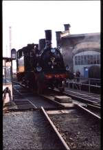 Die 91 134 whrend des Dresdner Dampflokfestes 1999.