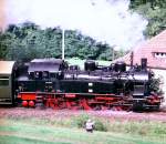 94 1292 mit Sonderzug von Schmalkalden nach Kleinschmalkalden 1990