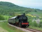 94 1538 beim Einsatz auf der Wutachtalbahn am 18. Mai 2002 (25 Jahre Sauschwnzlebahn)