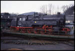 Eisenbahn Museum BW Dieringhausen am 4.3.1995: Dampflok DR 95 0009-1    