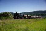 95 1027-2 auf Sonderfahrt mit einen Schüttgüterzug in Richtung Wasungen/Thür.