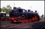 Eisenbahn Museum Bochum Dahlhausen am 11.5.1991: Zahnrad Dampflok 97502 
