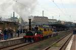 Der Adler Nachbau beim Eisenbahnfest in Berlin-Lichtenberg.