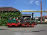 Der Adler bei Pendelfahrten am 21.08.2010 in Nrnberg Gostenhof beim Jubilum 175 Jahre Deutsche Eisenbahn.

