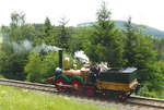 23. Mai 2009, vom 21. bis 24. Mai fand in Lichtenhain das Bergbahnfest der Oberweißbacher Bergbahn statt. Als  Lockvogel  hatte die Initiatoren die  SAXONIA  auf die Gleise der Flachstrecke gestellt.