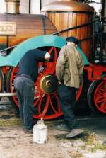 Wartungsarbeiten an der Saxonia