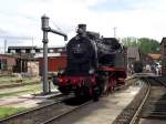 Lok 184 beim Wasser fassen am 06.08.11 in Hanau