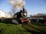 Elna 184 erreicht in Frankfurt auf der Hafenbahn den Eisernen Steg am 15.12.13