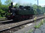 08.05.2011 - Lok 11 aus der Maschinenfabrik Esslingen beim Bahnhofsfest in Kornwesteim  100 Jahre - 1911-2011 