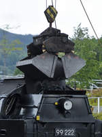 Die Bekohlung der 99 222 im Detail.