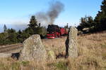 Ebenfalls kurz vor dem Brocken befindet sich 99 236 mit P8927.

Brocken, 15. Oktober 2017