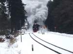 99 7239 auf dem Weg von Drei Annen Hohne Richtung Brocken