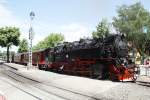 99 7241-5 am 11.06.10 im Bahnhof Wernigerode-Westerntor.