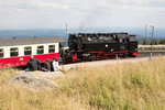 99 7234-0 steht am Nachmittag des 16.08.16 abfahrbereit für die Talfahrt am Brocken.