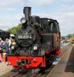 99 4511-4 in Meiningen bei XVIII.Dampfloktagen am 01.09.2012