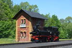 Preßnitztalbahn - Museumsbahn Steinbach – Jöhstadt: Klassisches Motiv Sächs.