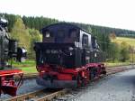 99 1585-1 beim IV K Treffen der Pressnitztalbahn. (05.10.08)