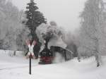 Winterdampf in Schnheide, am 07.02.10.