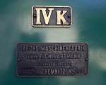 Als diese IV K in Chemnitz gebaut wurde, verfgte die Maschinenfabrik ber kein 750 mm Anschlugleis, ob sie auf einem Pferdefuhrwerk zu den Gleisen gelangte ??  26.10.2013  10:24  Uhr in Moritzburg