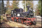 Am 8.10.1992 stand die 99516 Abreise fertig in Rothenkirchen, wo sie jahrelang als Denkmal Lok gestanden hatte.