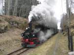 99 582 macht am 20.03.11 die Teddybrfahrten in Schnheide.