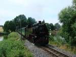 99 1747-7 und 99 1775-8 am 06.07.2008 zwischen Moritzburg und Friedewald Bad
