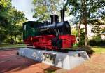 Dampflock  Jan Reiners  in Bremen-Findorff.  Kleinbahn Spurweite 1000 mm - Hchstgeschwindigkeit 30 Km/h.Sie war in Betrieb von 1900 bis 1956 und ist eine Legende.