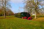 Feldbahnmuseum Frankfurt am Main Lok 5 Jung Hilax Bn2t am 03.12.23 beim Nikolausfahrtag