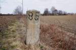 27.03.2011, alter Kilometerstein an der KBS 530.