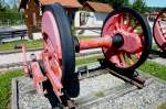 Treibachse der Dampflok BR 50, Durchmesser 1400mm, Gewicht 3900Kg, Aug.2012