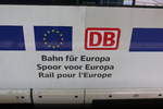 Bahn für Europa Aufkleber an 406 001 am 20.06.20 in Frankfurt am Main Hbf 