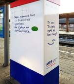 City-Bahn Chemnitz__Netter Empfang am Bahnhof Mittweida.