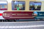 Berschriftung eines IC Wagen am 10.10.26 in Wiesbaden 