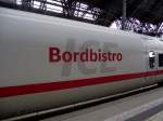 ICE Bordbistro Aufschrift am 20.06.13 in Frankfurt am Main Hbf