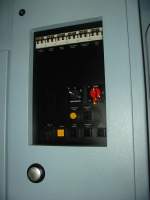 Hier sieht man die Sicherungs- und Lichtschalttafel einer 146.