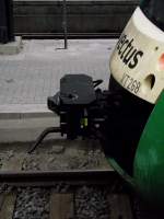Kupplung eines Vectus Lint von der Seite am 21.11.13 in Wiesbaden Hbf 