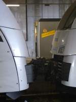 Kupplung zwischen zwei Zügen der MRB.