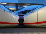 Zwei ICE 3 Siemens Velaro D (BR 407) gekuppelt am 13.12.14 in Mannheim