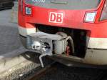 Die Kupplung von 430 152 am 05.12.15 in Frankfurt am Main Hbf