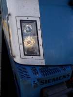 Detailfoto vom Auge der Lok 183 002 am 11.08.11 in Mnchen