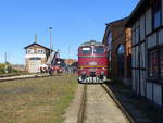 DB Museum 120 274-6 am 22.09.2020 beim Eisenbahnfest im Bw Arnstadt/historisch.