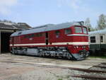 120 198,in ihrer ganzen Schönheit,am 30.April 2022,im Eisenbahnmuseum Weimar.