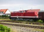 201 380-3(DR 110 380-3 Bw Heringsdorf)am 23.06.07 in Zinnowitz.