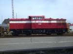 Lok 1152 der CFL Cargo wartet am 06.04.09 in Westerland/Sylt.
