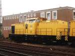 710 966-3 (ex-DR 110 966-9) der DGT (Deutsche Gleis- und Tiefbau GmbH) auf Bahnhof Schwerte am 14-7-2001. Bild und scan: Date Jan de Vries.