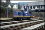 Am 11.4.2003 war die TSG V 100 im Bauzug Dienst in Brügge zu sehen.