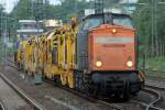 202 271-3 mit Gleisbauzug in Recklinghausen 24.7.2010