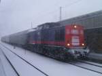 Am 09.12.12 fuhr ein Sonderzug von Nossen nach Zwickau/Sachs.