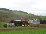 Am 28.04.13 fuhr die 112 565 der PRESS auf der Erzgebirgischen Aussichtsbahn.