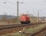 RME 202 720-9 als Tfzf Richtung Großheringen, in Naumburg (S); 05.04.2010